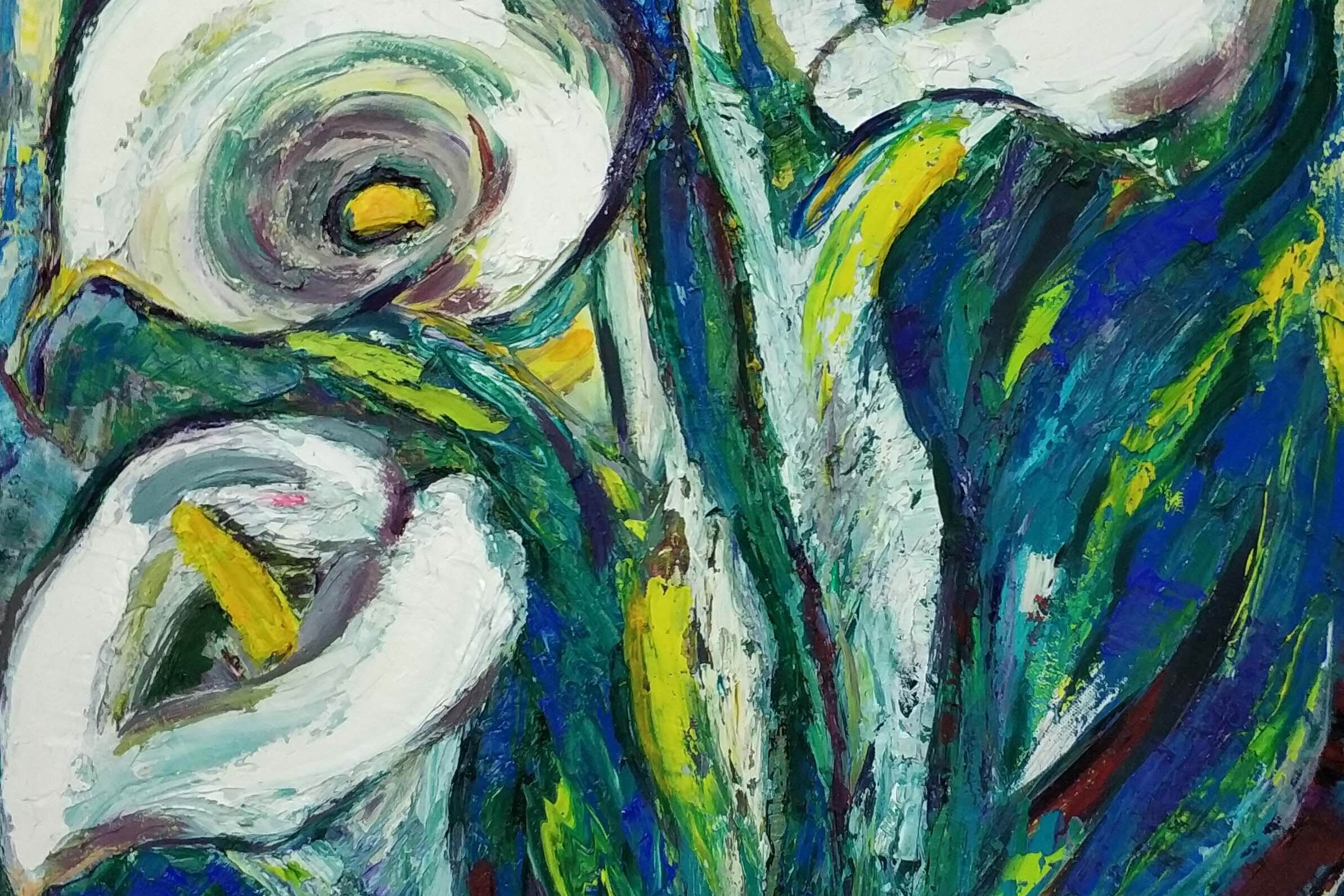 Galina Raspopina-Abyssinian-Oil on canvas-50x80cm-2019-USD800