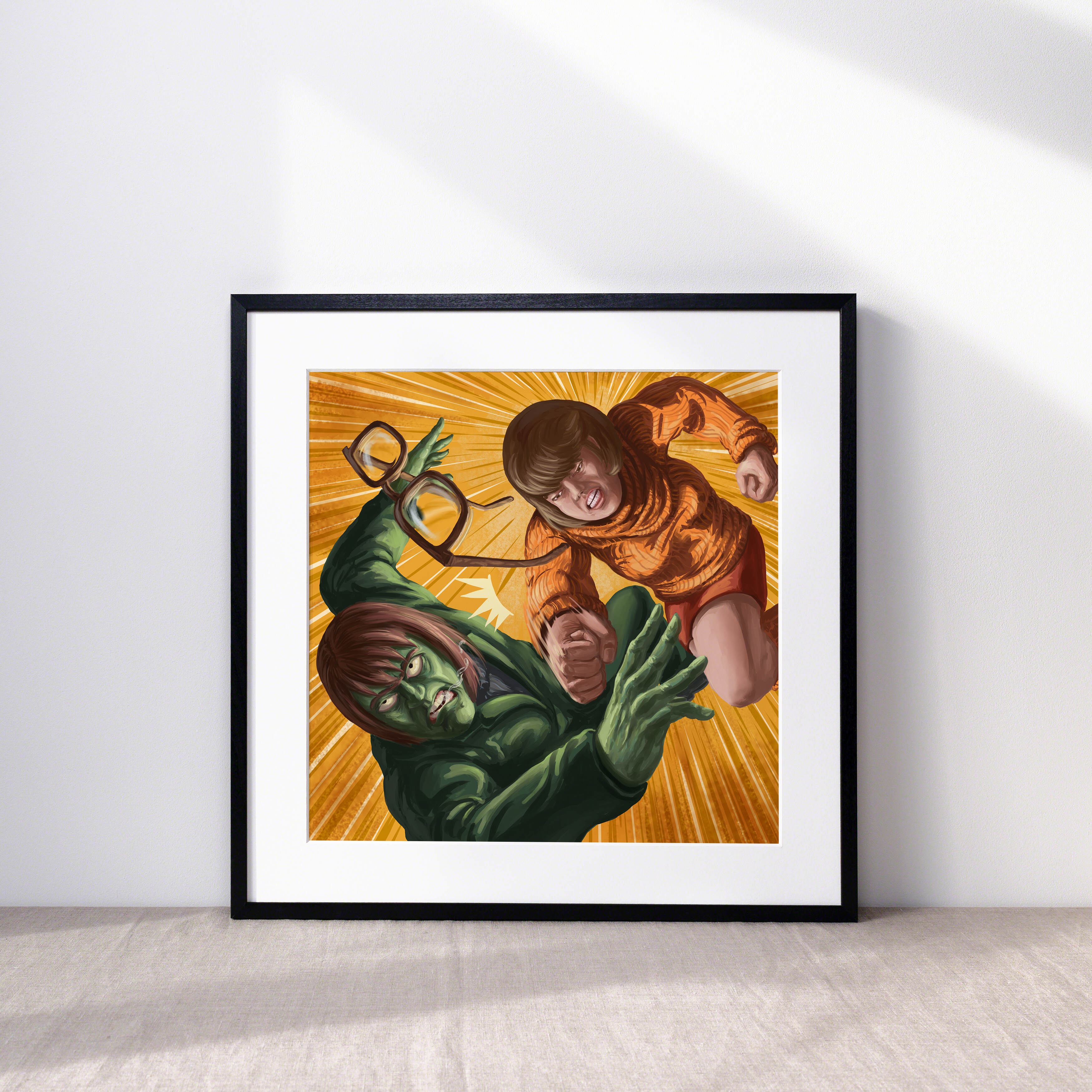 The Creeper from Scooby Doo In a Frame