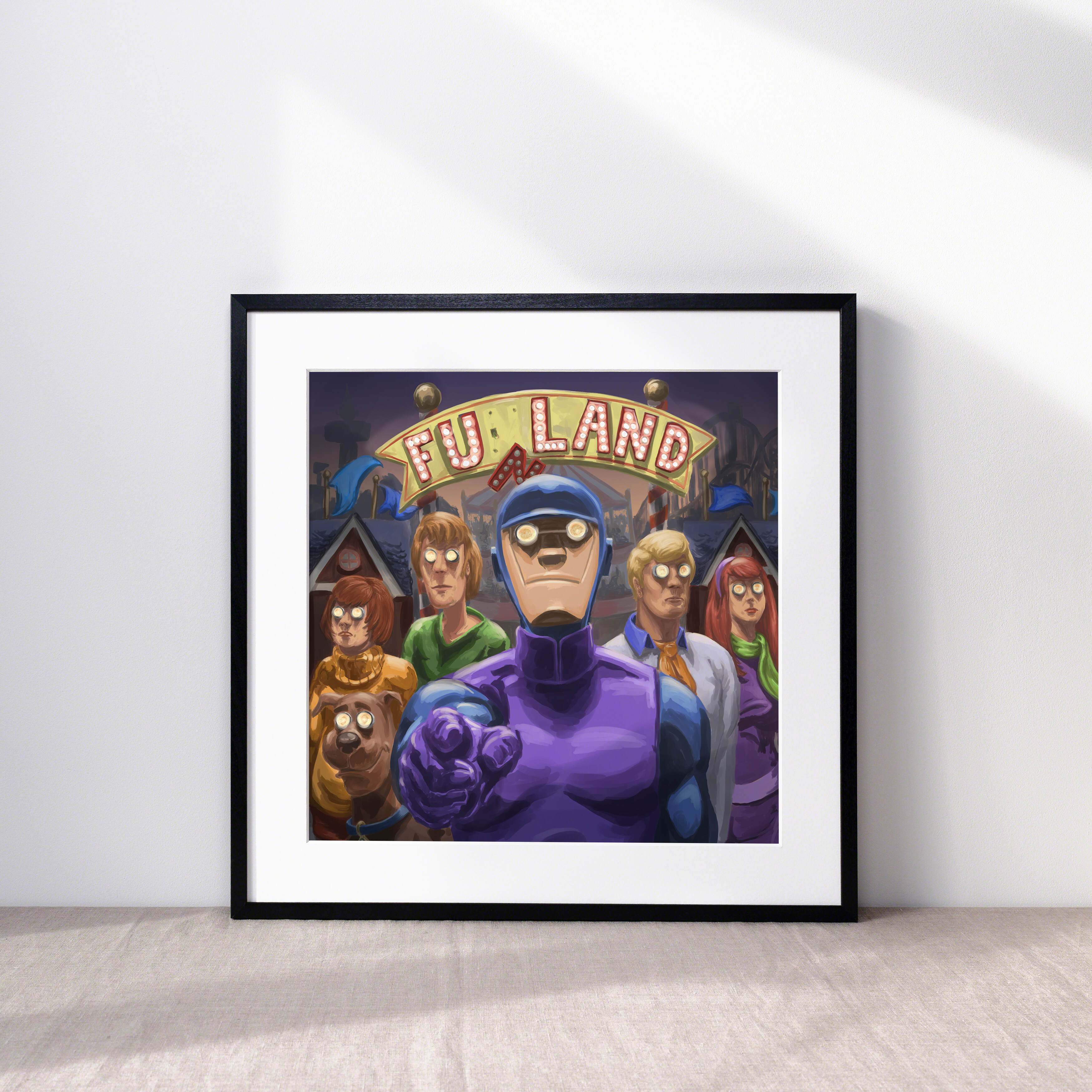 Charlie the Robot From Scooby Doo in Frame