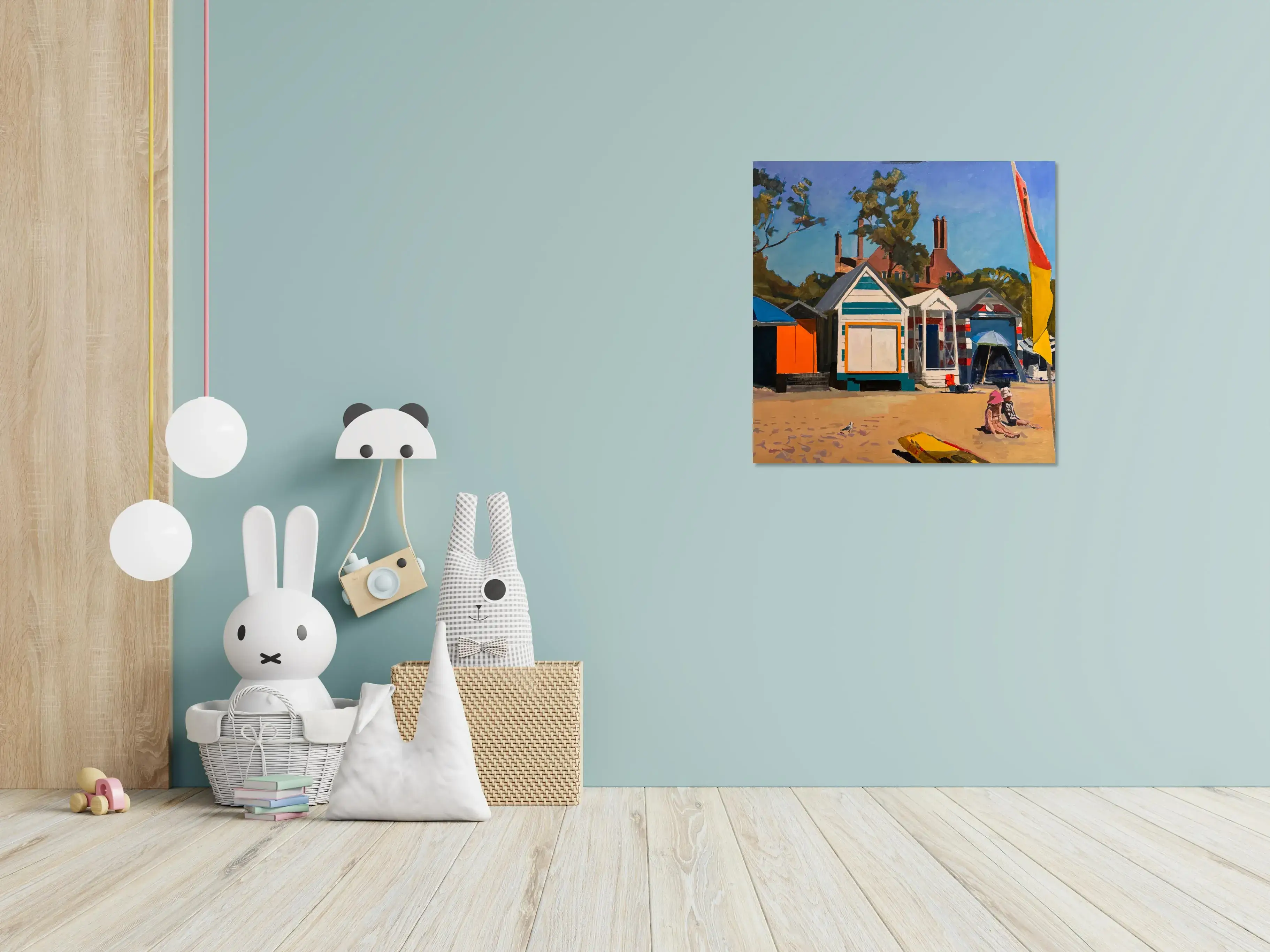 Lifes a beach on Kids room.webp