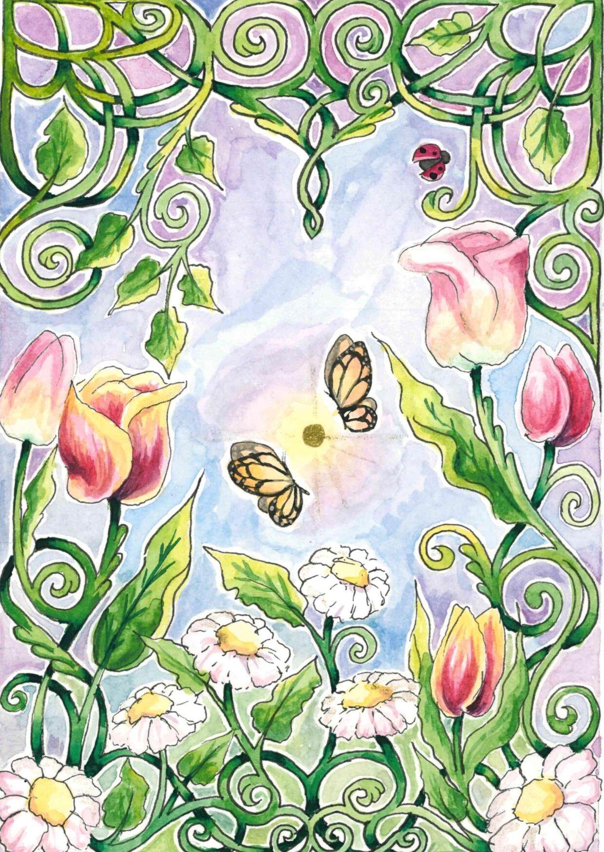 Monarchs Dance Print - Sized