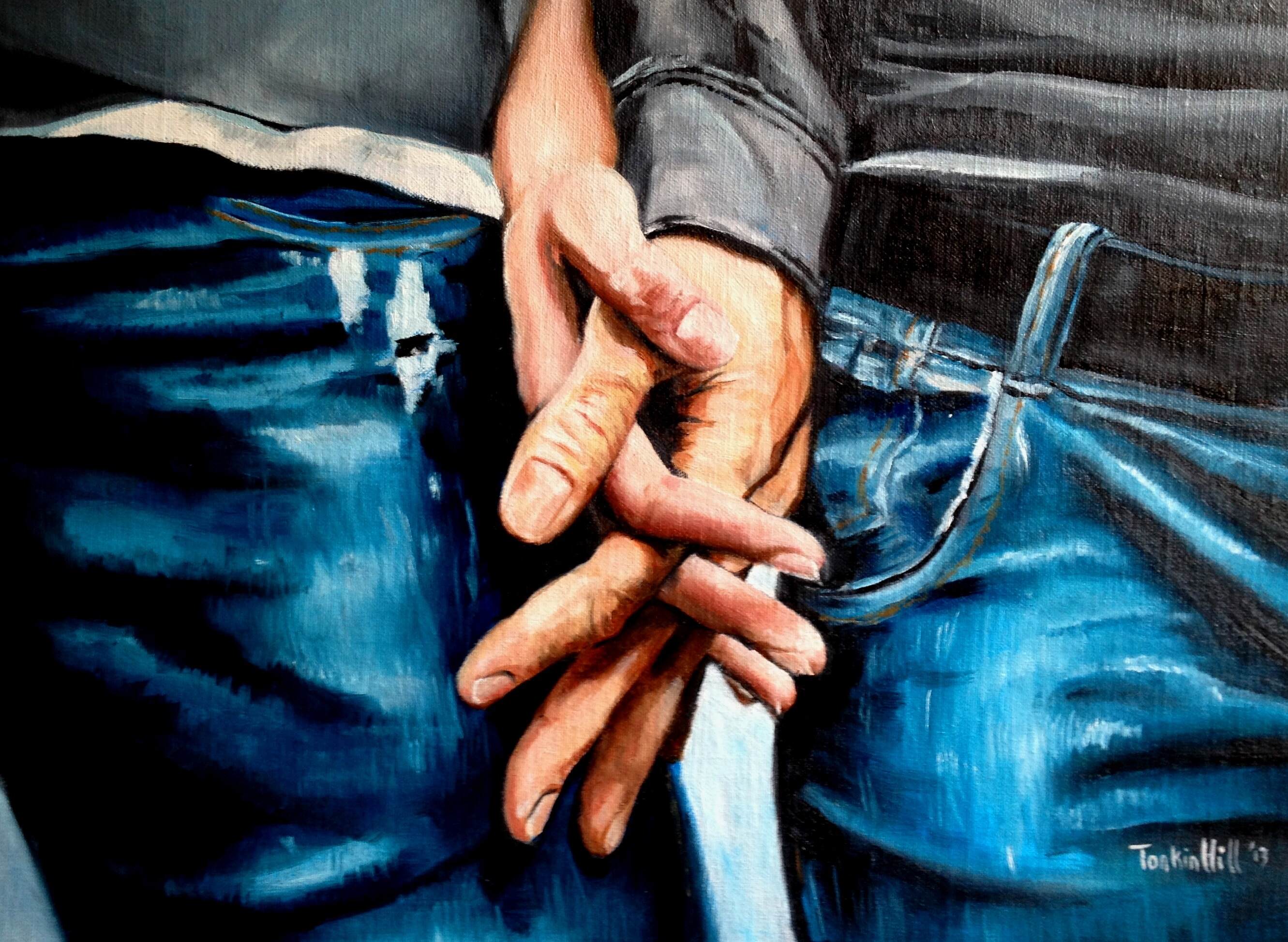 Tonkin-Hill Amanda, comfort zone, oil on linen board