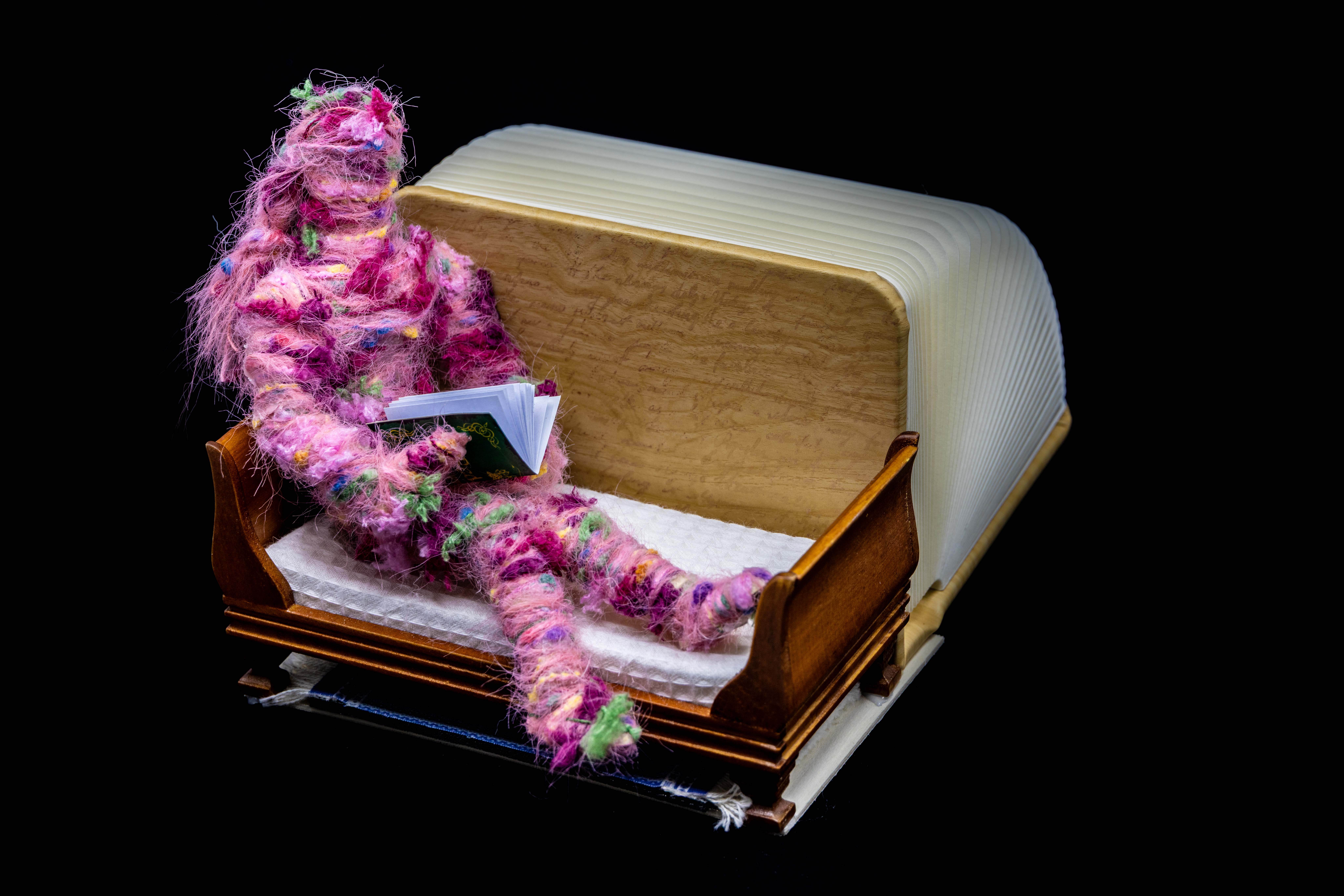 Sarah's_still_up_reading_Sherree_Halliwell_Book_Light_Sculpture_24x14x16cm_$65