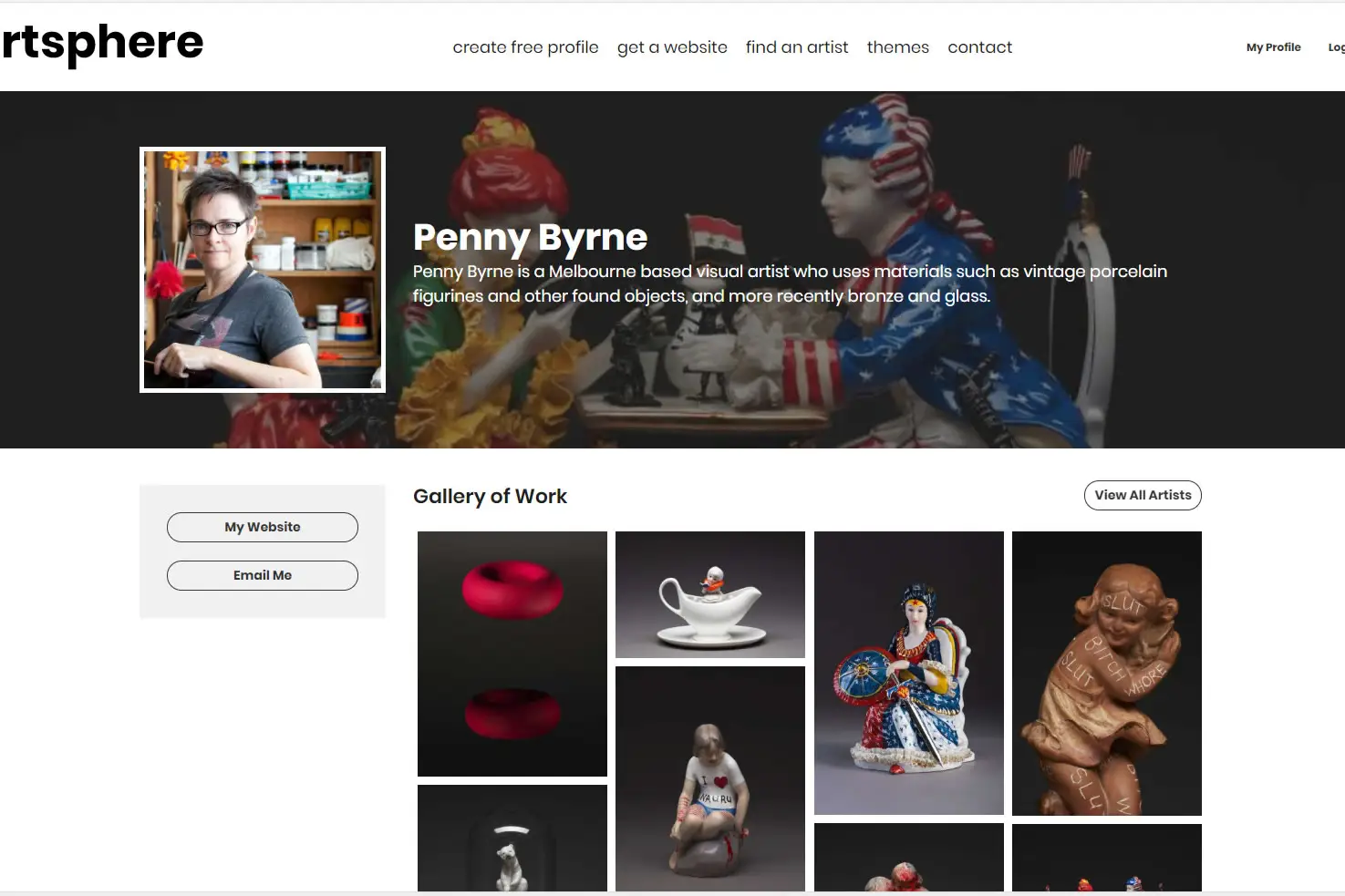 Profile page for Penny Byrne