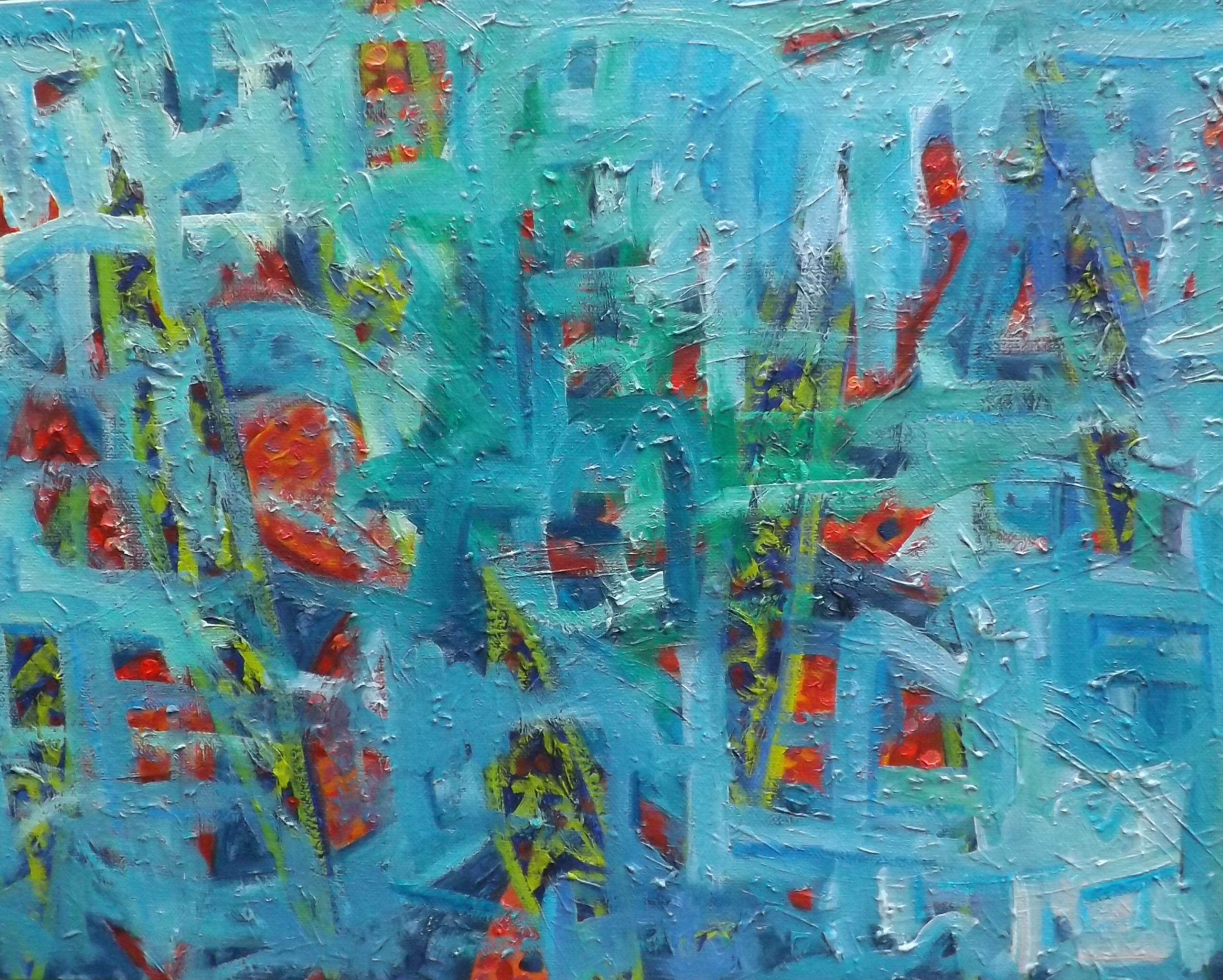 Luana Stebule-Dancing In the Wind-Oil on canvas-46x35cm-2019-USD2999
