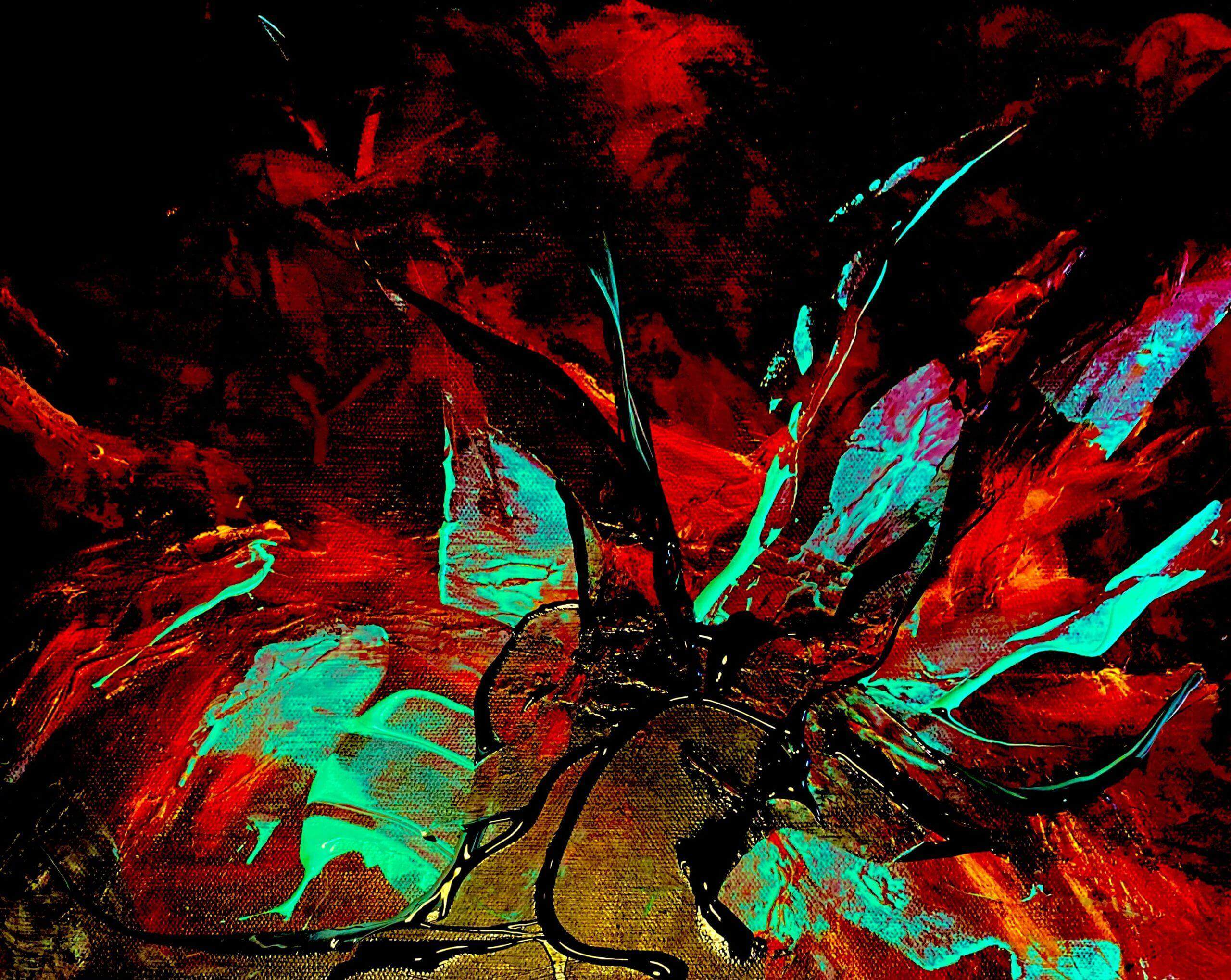 red-abstract
