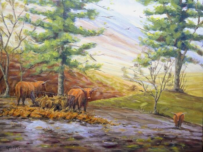 highland-cow-painting