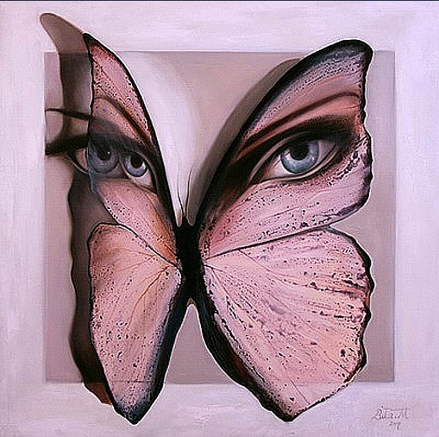 Bita Mohabbati-God Eyes-Oil on canvas-100x100cm-2009-USD700