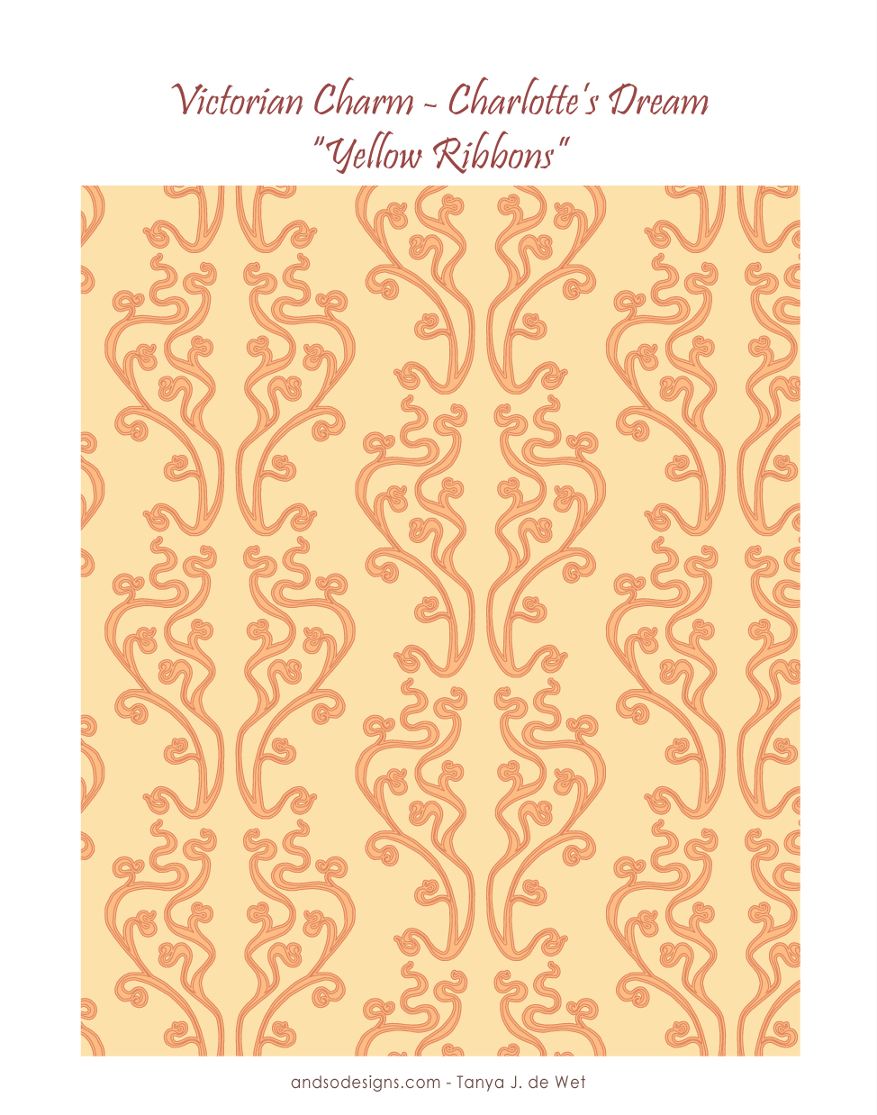 Victorian Charm - Charlotte's Dream_Yellow Ribbon_Artboard 1