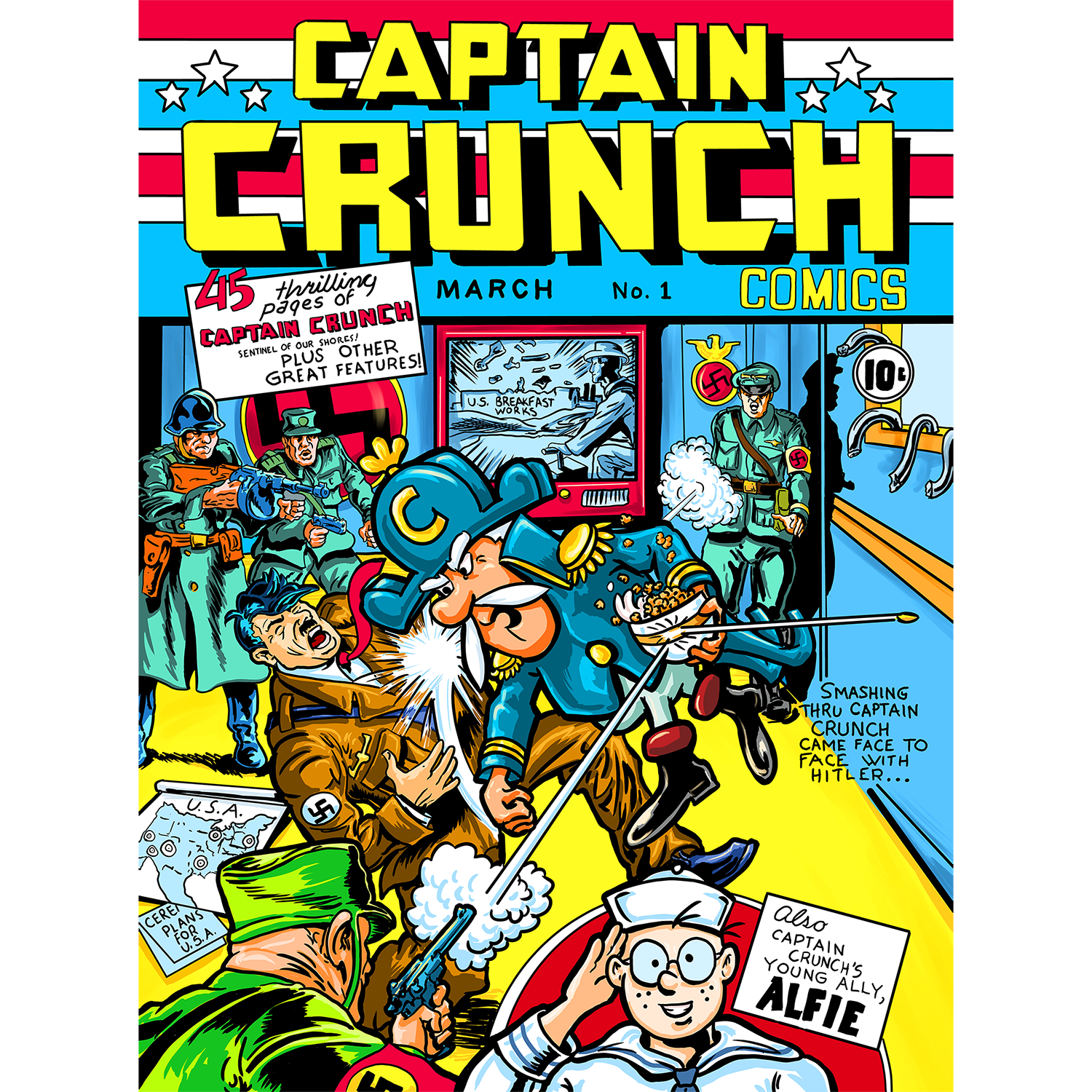 Captain Crunch Comic Cover