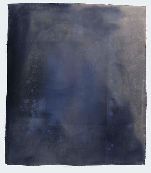  Black Stain Over an Undetermined Field by Penny Coss