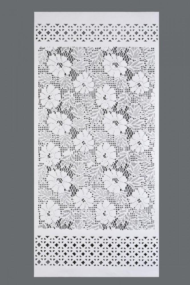 Lace Curtain#2-My Street by Roma McLaughlin