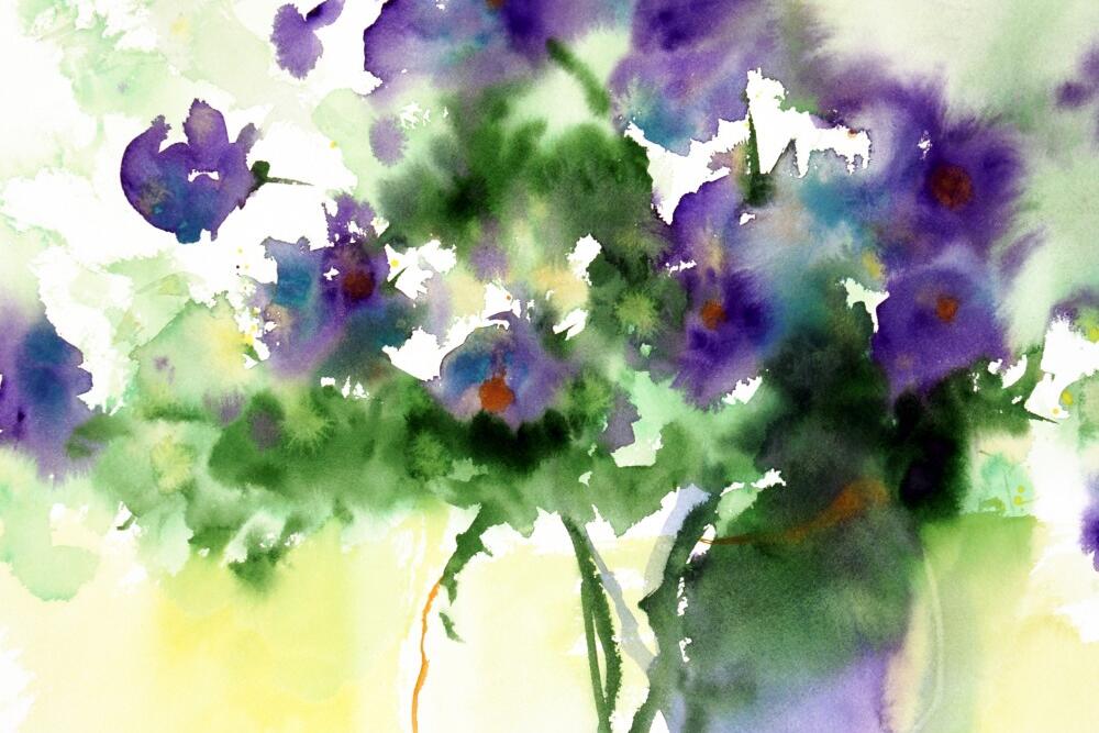 Flowers in Water by Jill Bryant