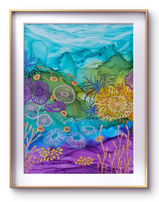 Garden of Anemones - Andrea Dell Art