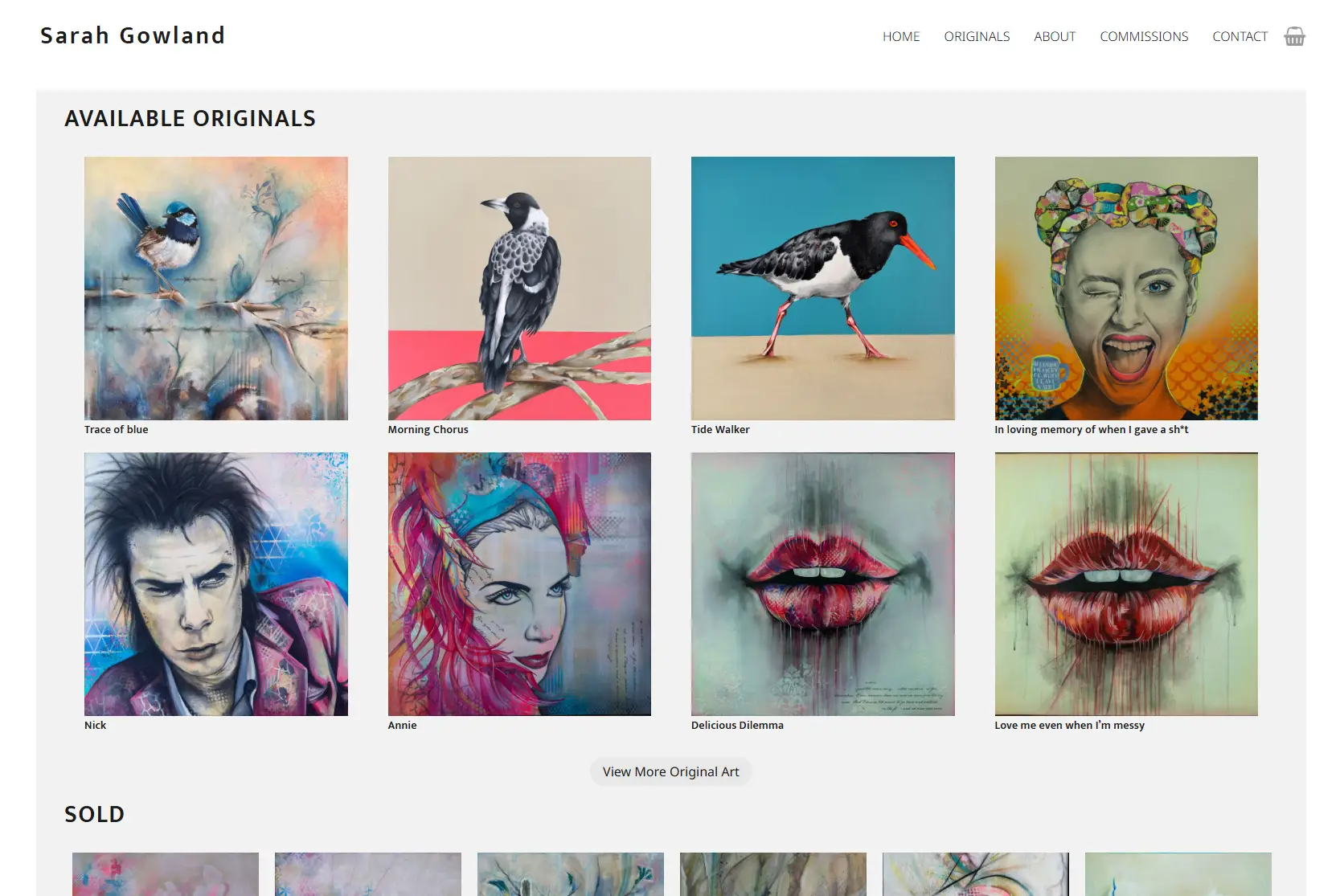 Sarah Gowland Australian Artist