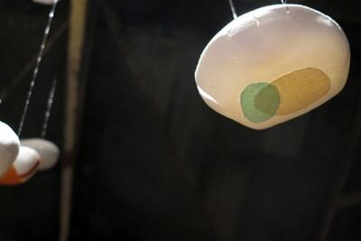 The Cut Out: textiles installation
