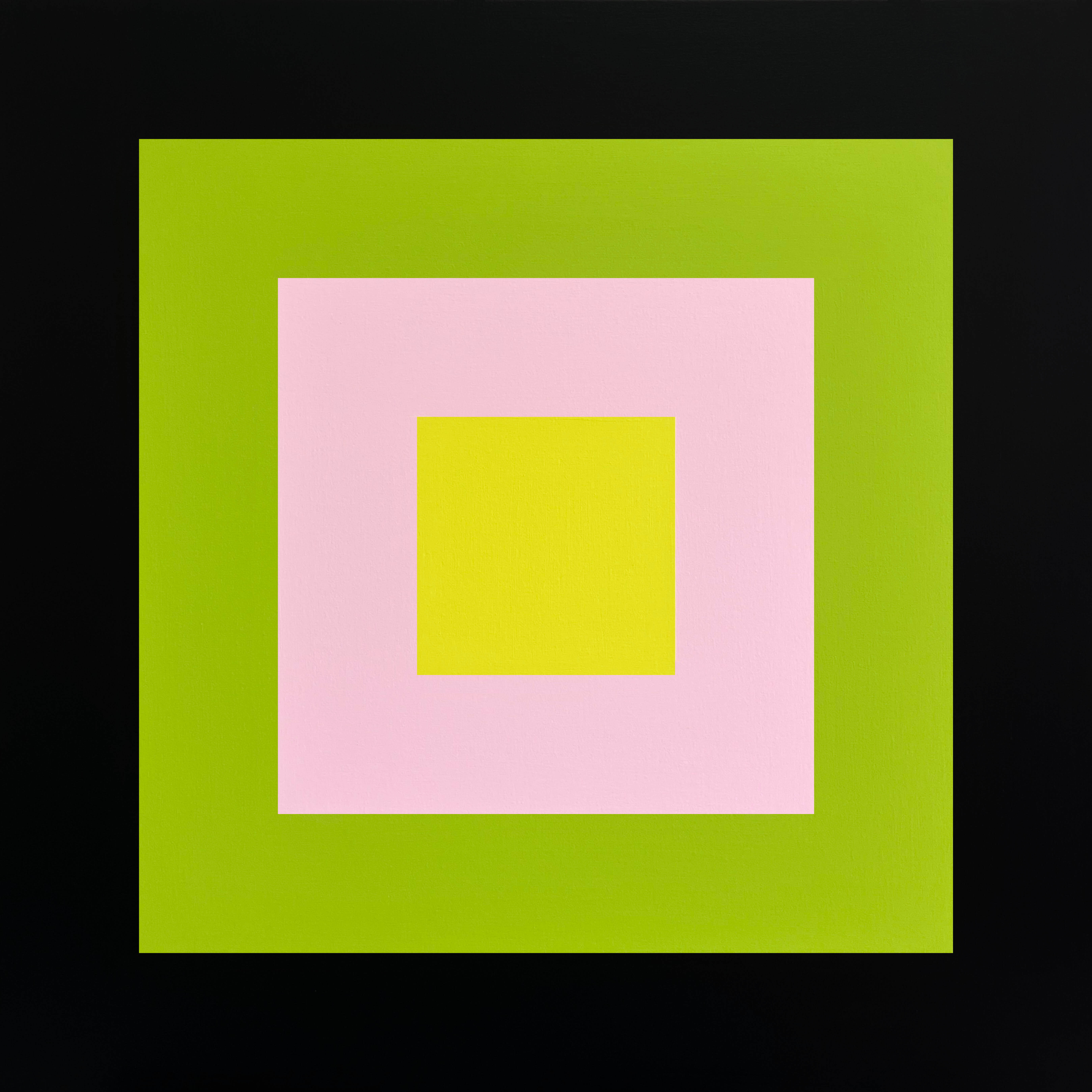 Colour Orb 17, 2025, acrylic on canvas, 24 x 24 inches