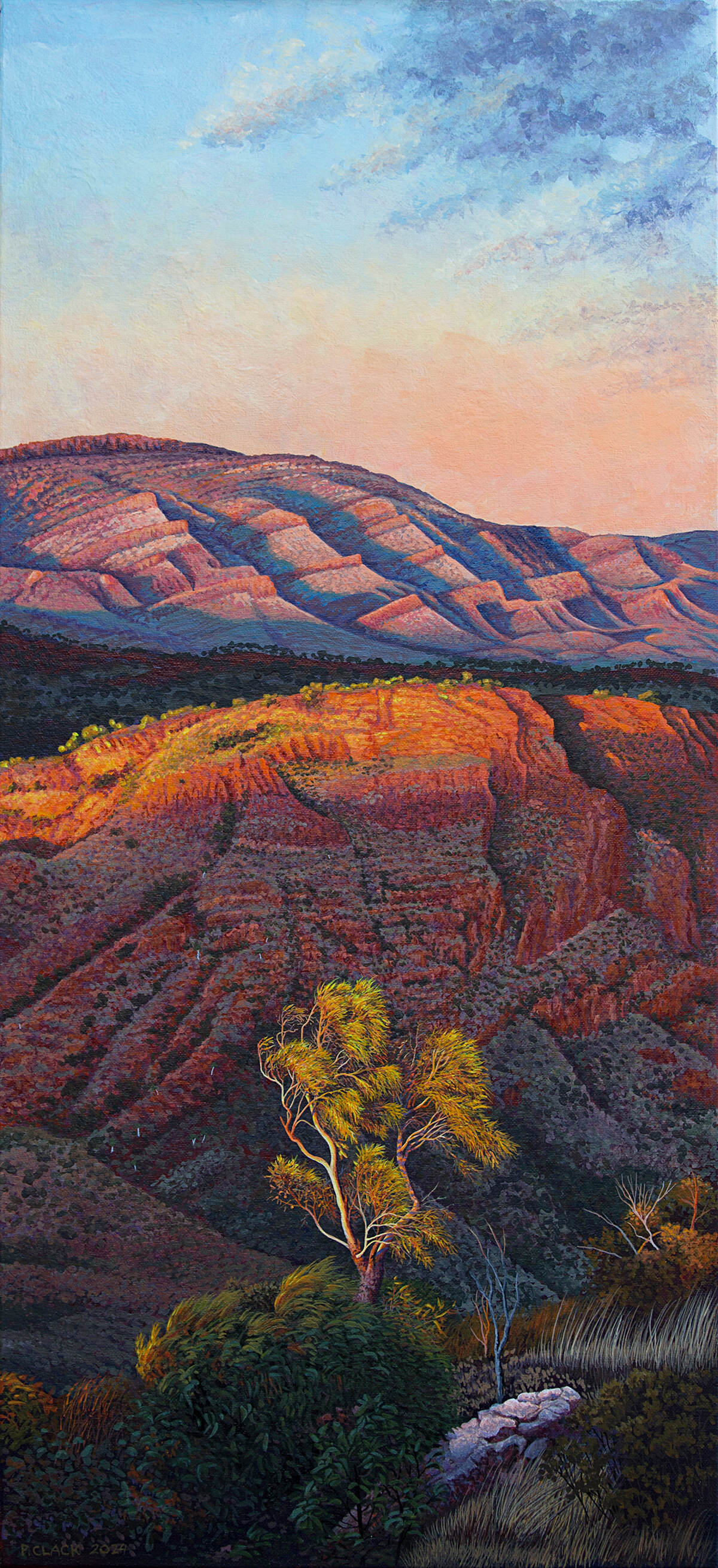 Above Arltunga Road by Pauline Clack