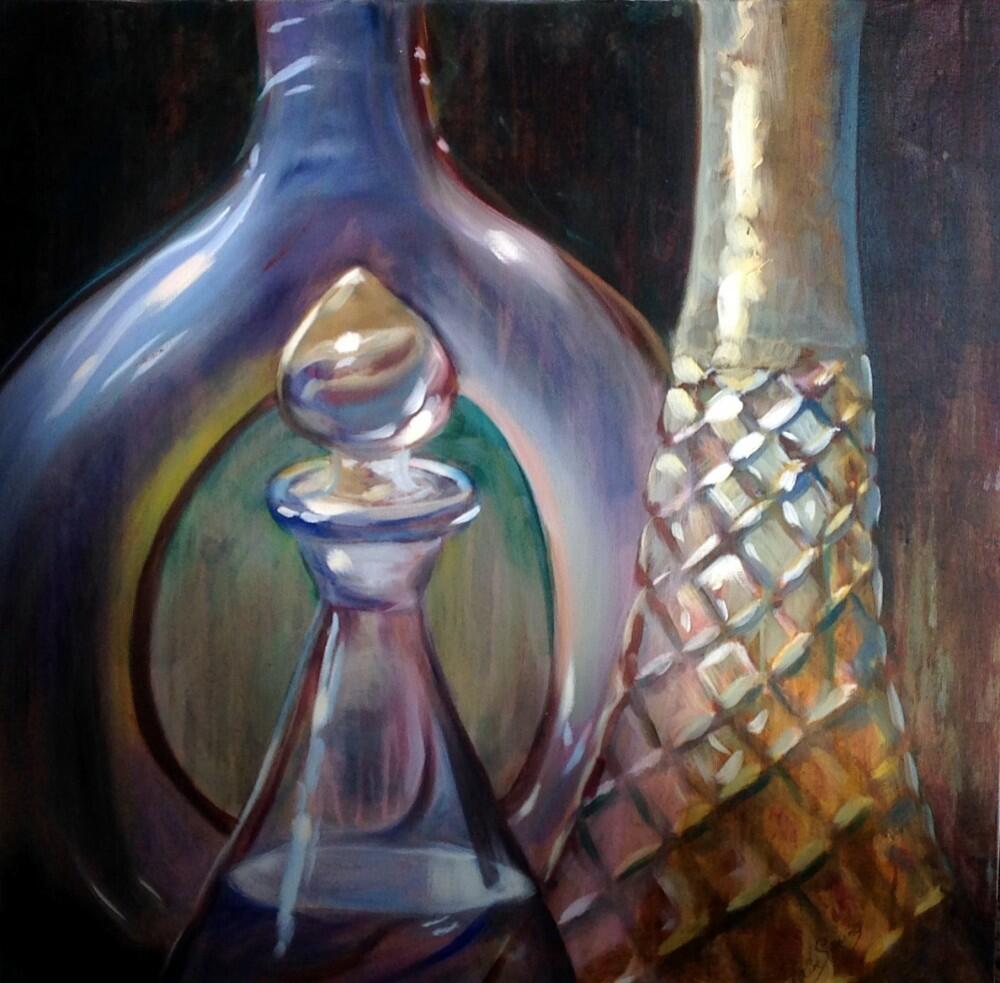 Perfume Bottles-Detail by Claire Spring