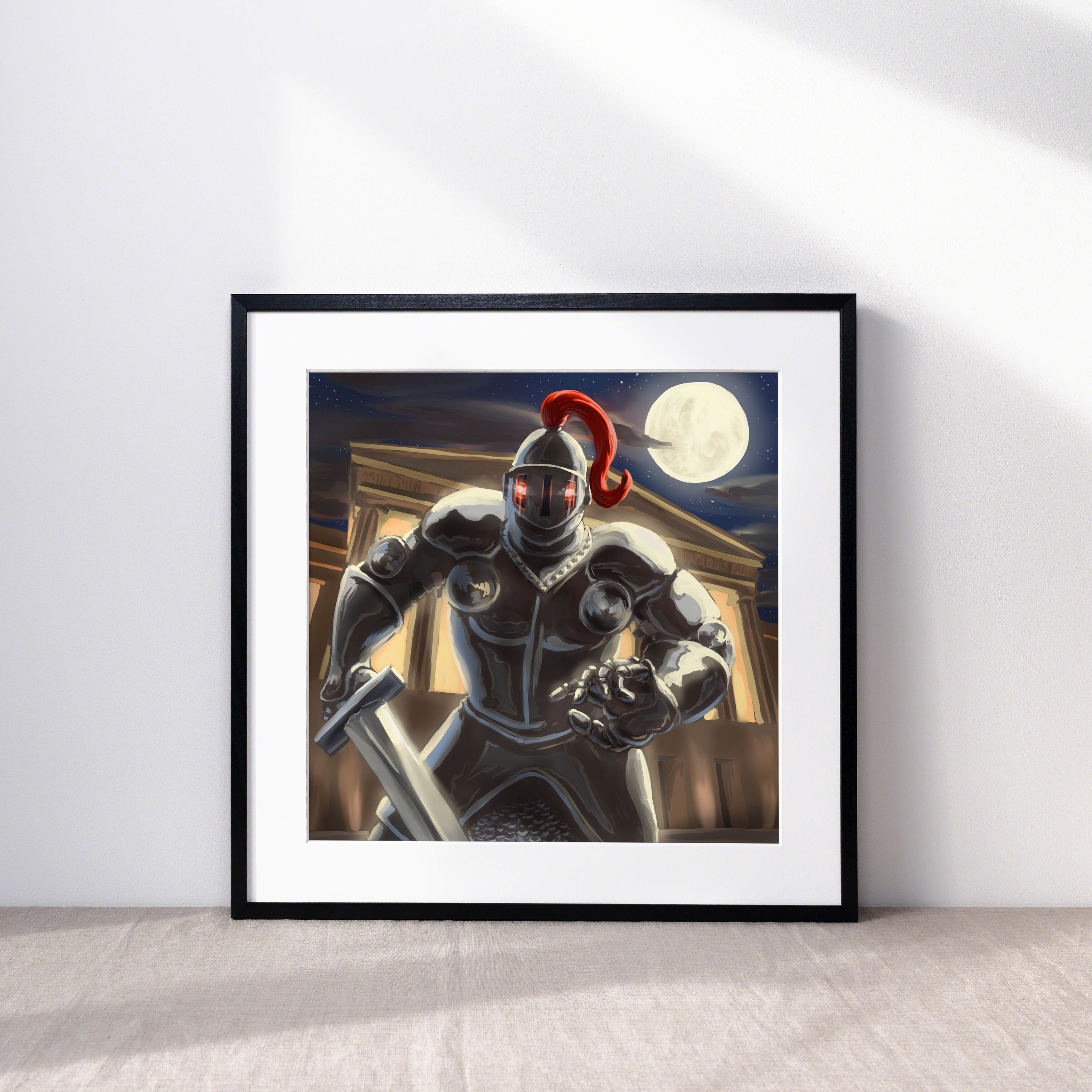 Black Knight from Scooby Doo in Frame