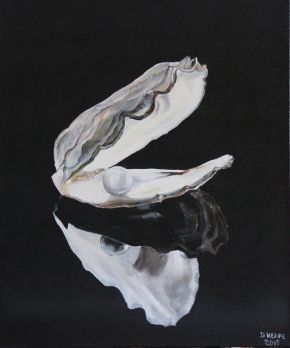 Pearl In Shell Painting