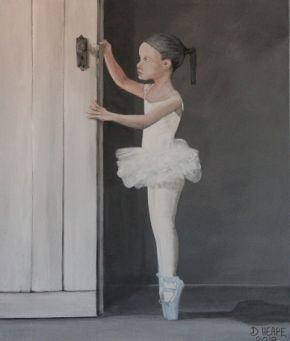 The Little Ballerina Painting