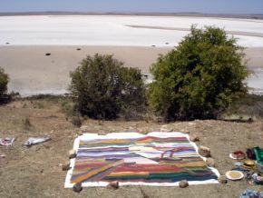 View works from Salt Lakes, South Australia