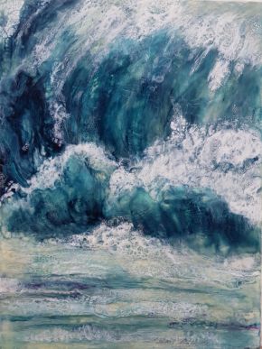 Roar of the surf by Marijke Gilchrist