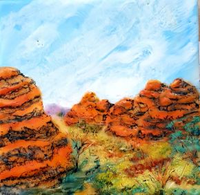 As clouds gather, Purnululu (Bungle Bungles) by Marijke Gilchrist