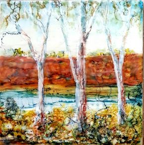 Banks of the Murray River by Marijke Gilchrist