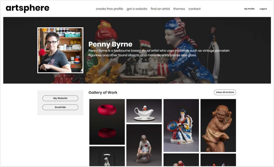 Profile page for Penny Byrne