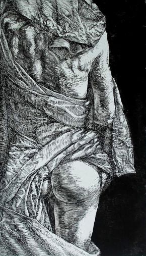 Virginity-Etching on paper-72x100cm-2014