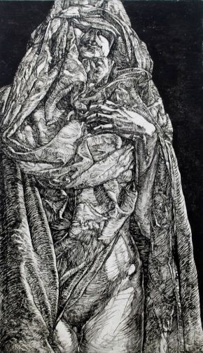 Virginity-Etching on paper-60x96cm-2014