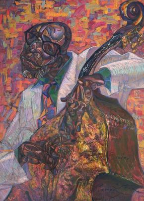 5-ROMAN NOGIN-RON CARTER-Oil Painting on Canvas-85x115-2019-USD5000