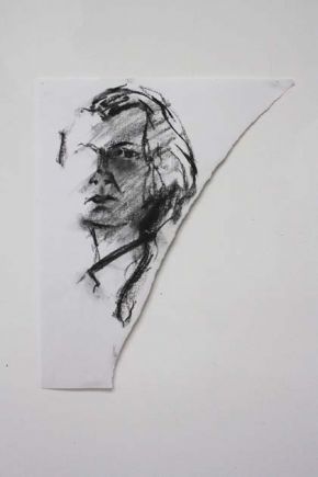 Self in Charcoal 2, Shelley Hall