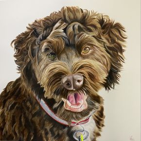 Archie by Woo Art 90x90 oil 