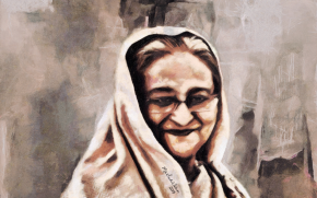 Sheikh Hasina -the visionary leader by Artist Saidul Islam