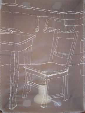 Moving House #4 (chair) 2008 by Annalise Rees