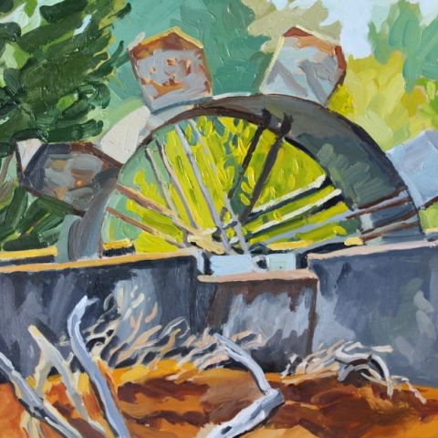 Waterwheel 1 2018 by Elizabeth Nelson
