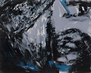 Blue abstract by Fleur Brett
