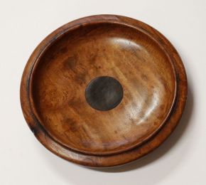 Unusual redgum bowl by Malcolm Bird