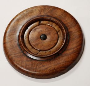 Unusual redgum bowl#2. Underneath  2018 by Malcolm Bird