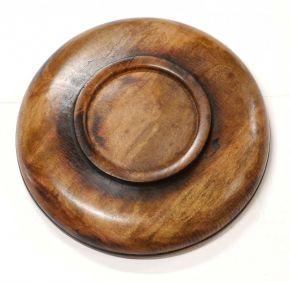 Unusual redgum bowl #1 back  2018 by Malcolm Bird