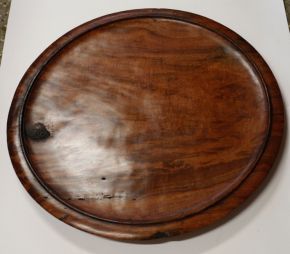 Unusual Redgum platter #10 Top by Malcolm Bird