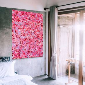 Self-Love-Abstract-Art-In-Situ-Bedroom-Bridget-Bradley-wb