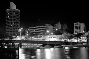 Dean St Bridge 8pm by Neil Binnie