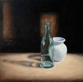 Bottle with vase _Artsphere small
