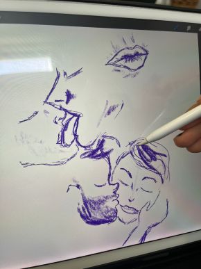 Kiss Drawing Reference