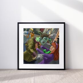 The Headless Spectre From Scooby Doo In a Frame