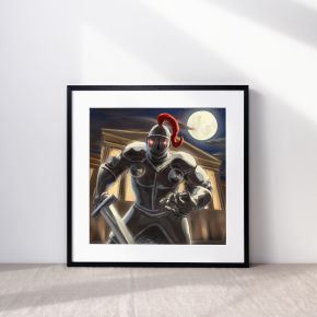Black Knight from Scooby Doo in Frame